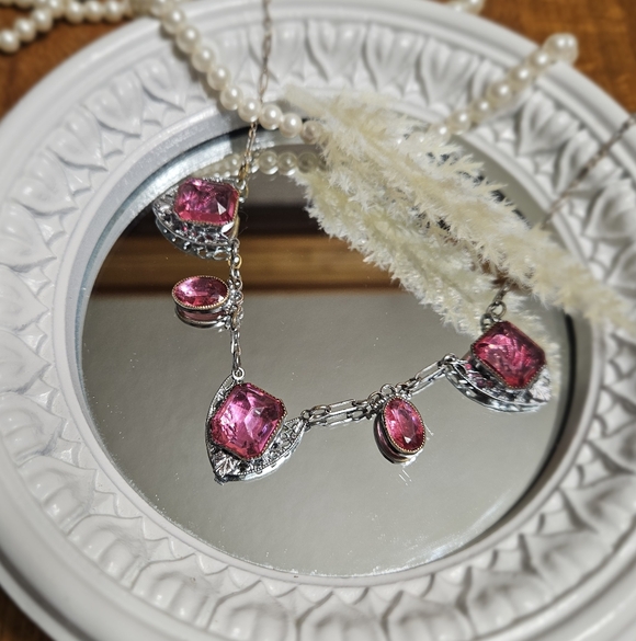 Vintage Art Deco Necklace - Picture 2 of 7